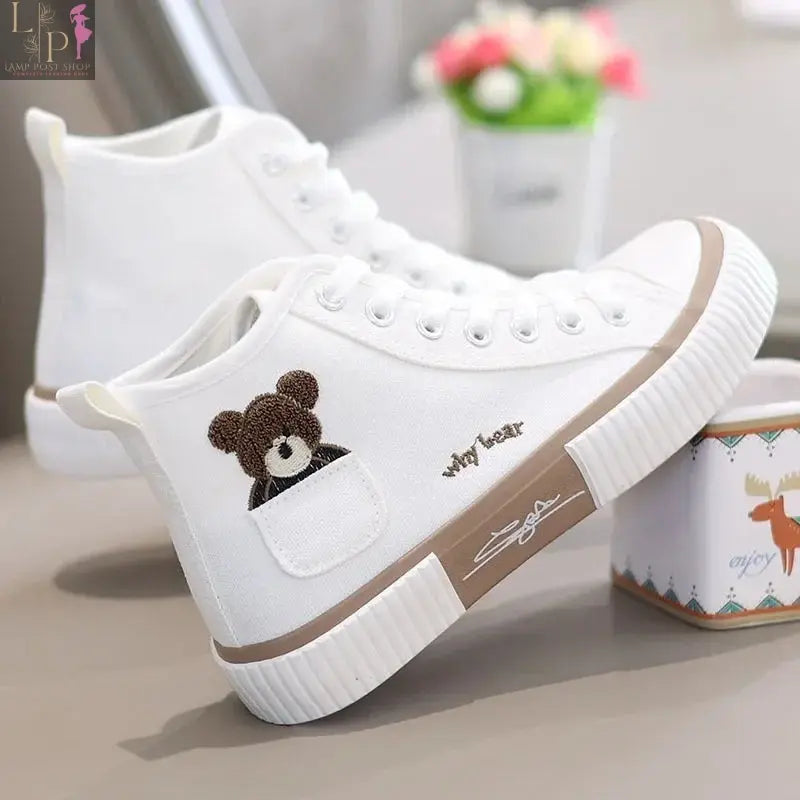 Women Sneakers Brand Sport Shoes for Woman Casual Vulcanized Shoe Flats High Top My Store
